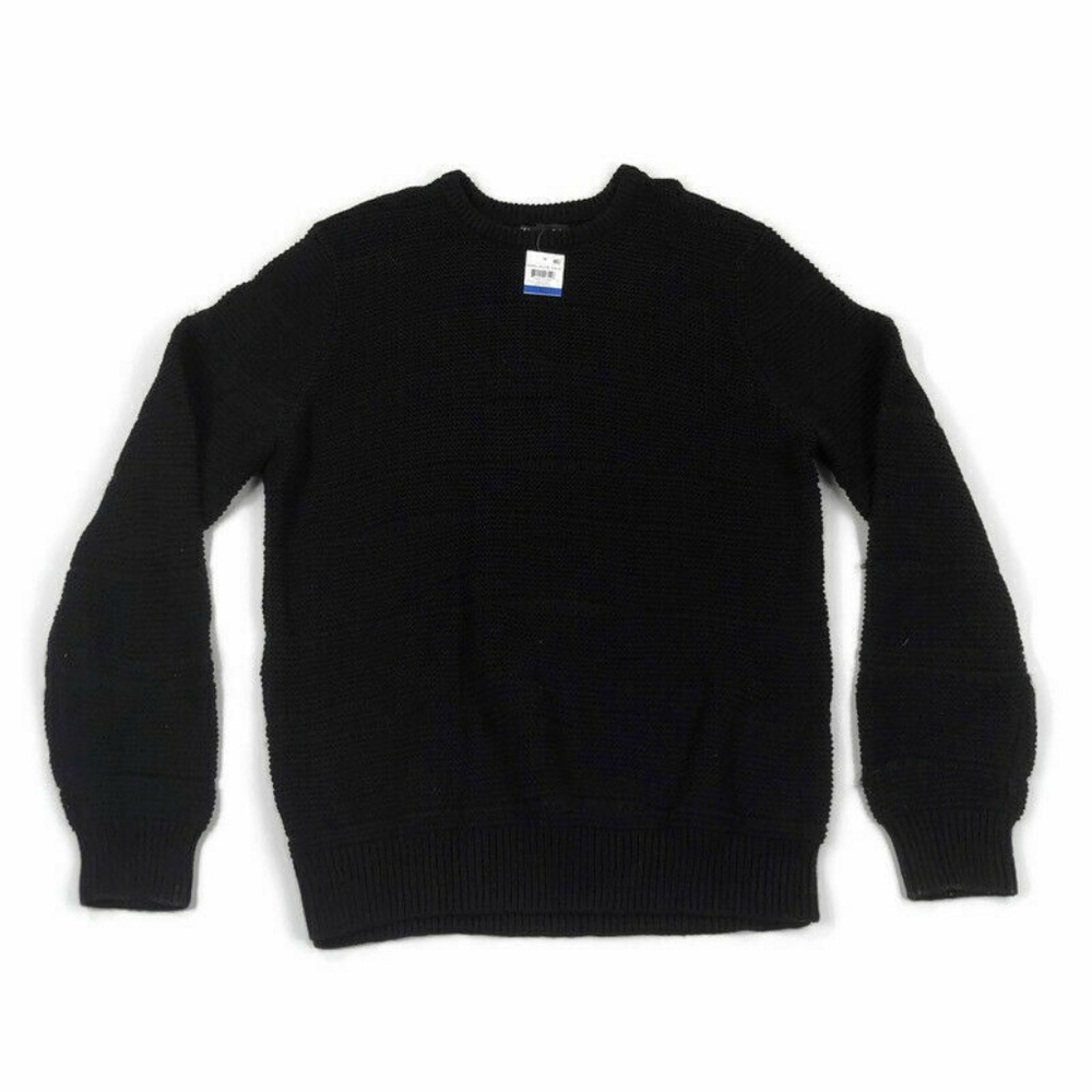 INC Mens Sweater Pullover Knit Black Sz XL